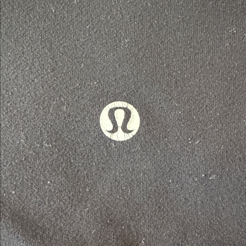lululemon athletica Black Leggings with Reflective Logo